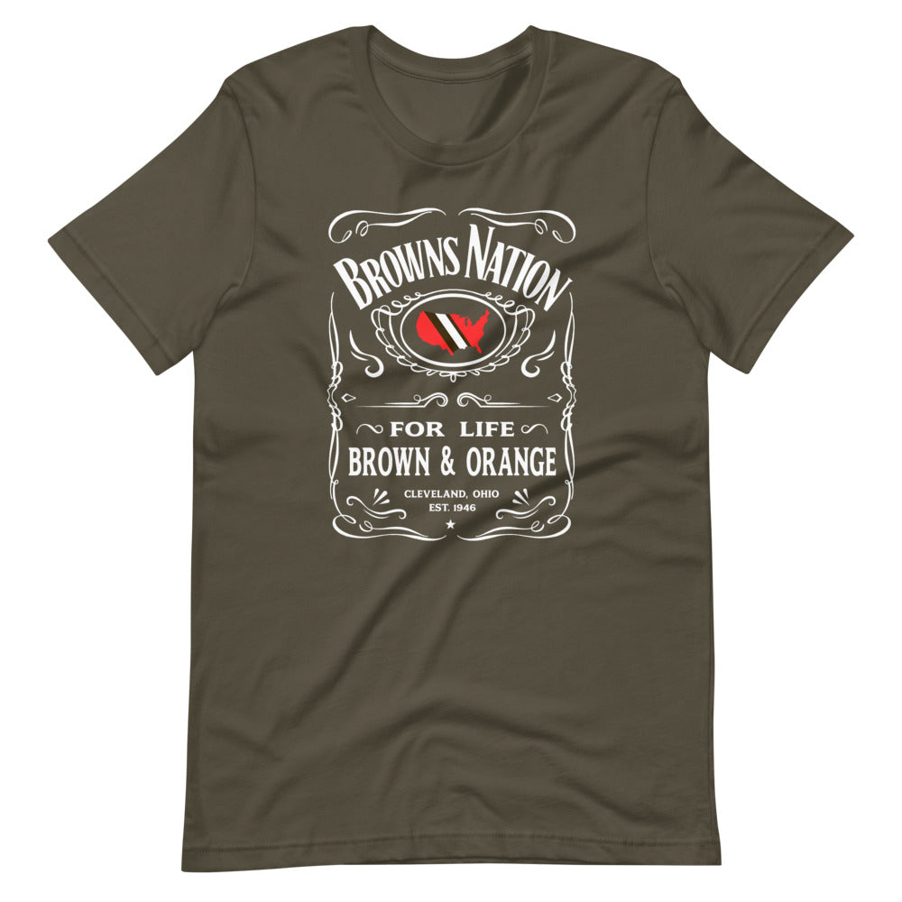 Browns Nation For Life T-Shirt – Browns Nation Swag